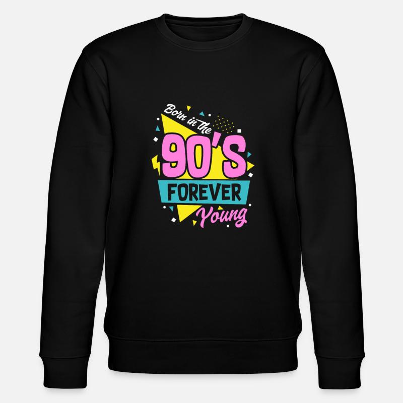 90s - Stanley/Stella CHANGER Unisex Organic Sweatshirt - black