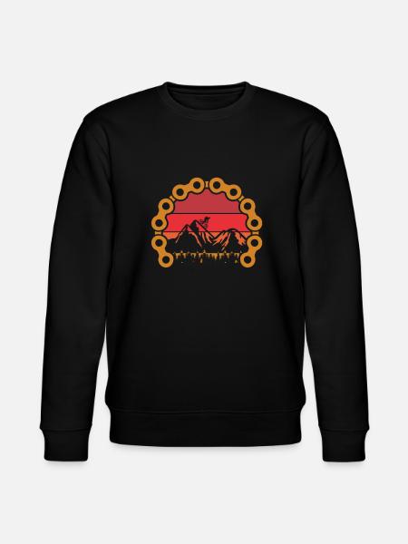 Mountain bike - Stanley/Stella CHANGER Unisex Organic Sweatshirt - black