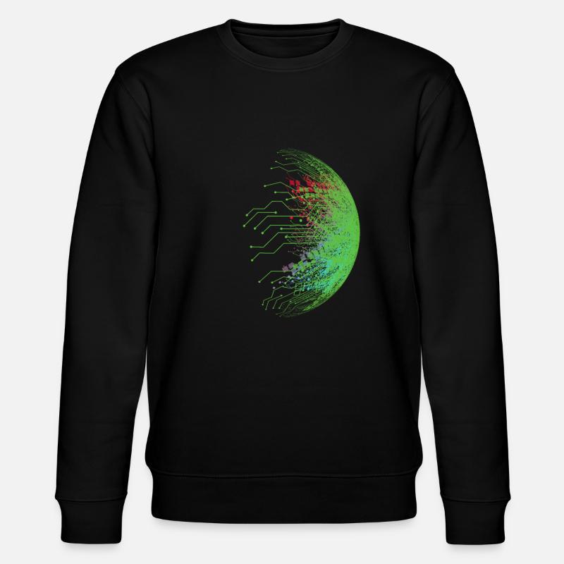 Code binaire - Sweat bio CHANGER Stanley/Stella Unisexe - noir