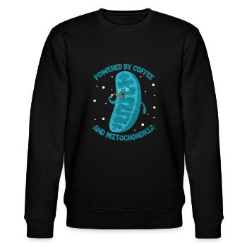 Biology coffee science chemistry laboratory gift - Stanley/Stella CHANGER Unisex Organic Sweatshirt - black - Front - Nik (191cm) & Marisol (170cm)
