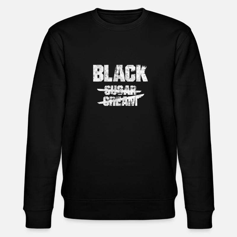 Black coffee - Stanley/Stella CHANGER Unisex Organic Sweatshirt - black