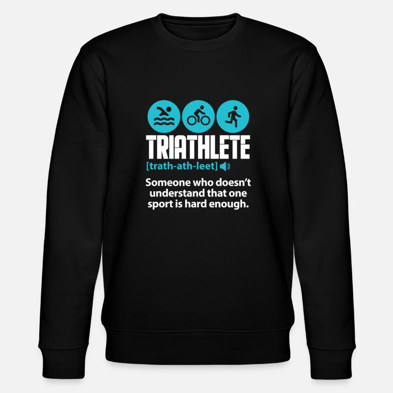 Triathlon - Stanley/Stella CHANGER Unisex Organic Sweatshirt - black