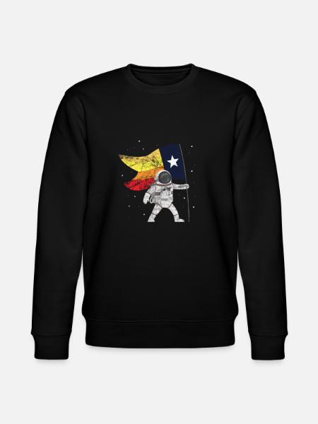 Astronaut Houston - Stanley/Stella CHANGER Unisex Organic Sweatshirt - black