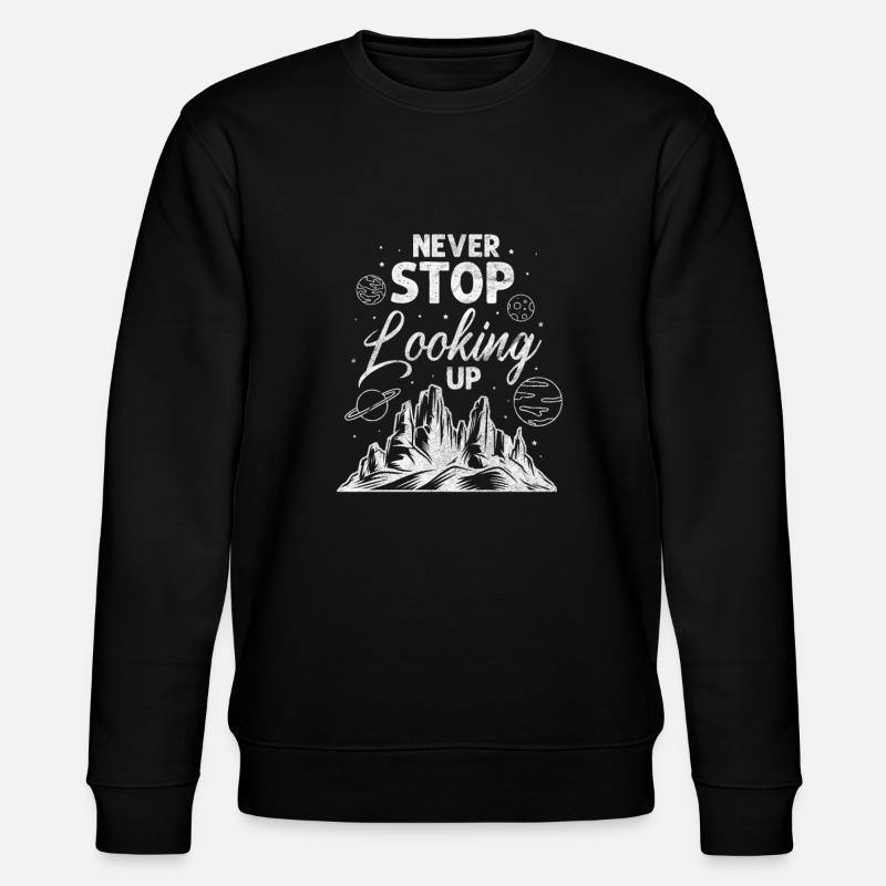 Astronomie - Stanley/Stella Unisex Bio-Sweatshirt CHANGER  - Schwarz