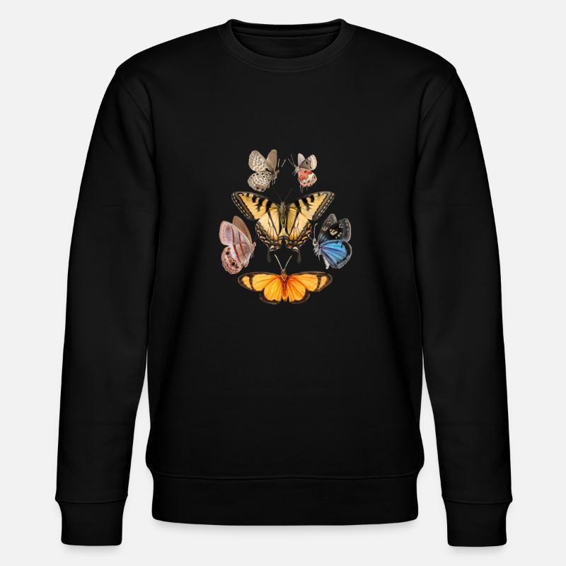 papillon - Sweat bio CHANGER Stanley/Stella Unisexe - noir