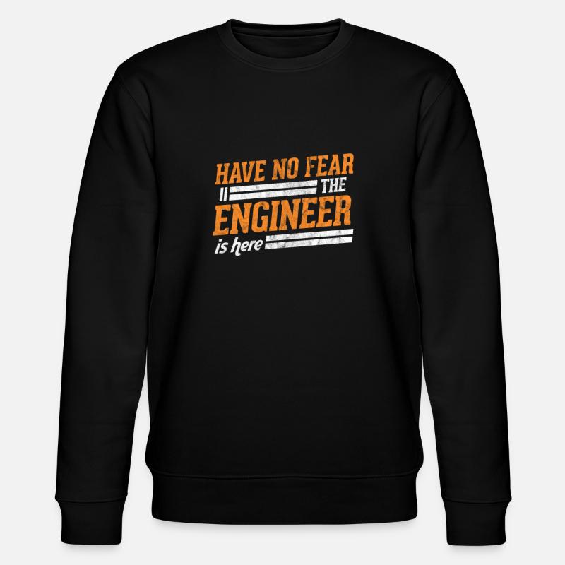 engineer - Stanley/Stella CHANGER Unisex Organic Sweatshirt - black