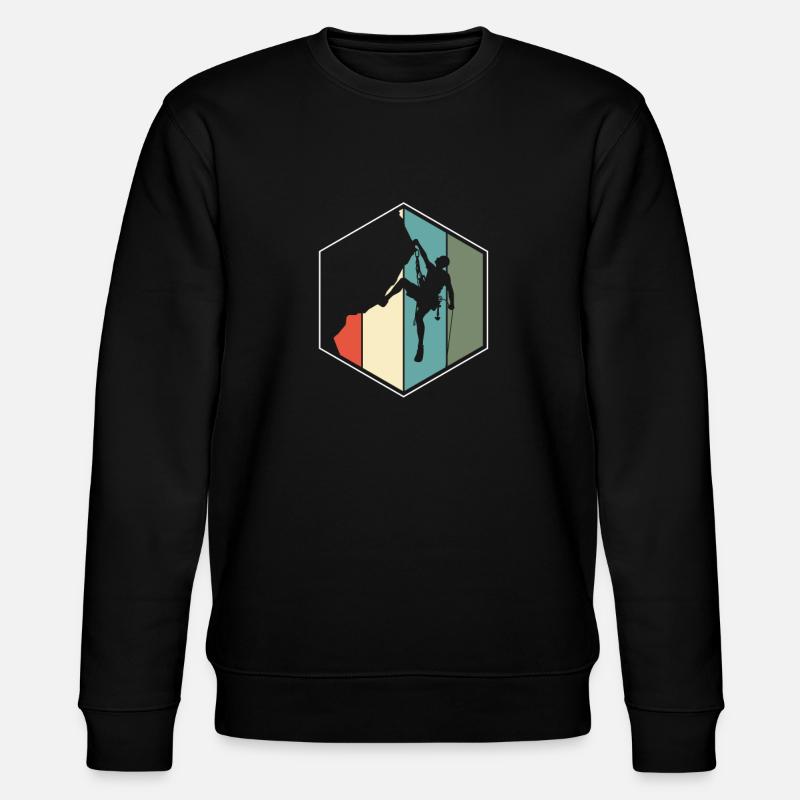 Climb - Stanley/Stella CHANGER Unisex Organic Sweatshirt - black