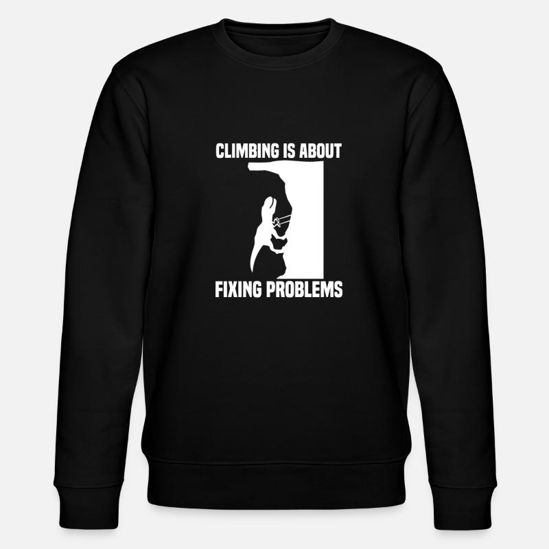 Climb - Stanley/Stella CHANGER Unisex Organic Sweatshirt - black