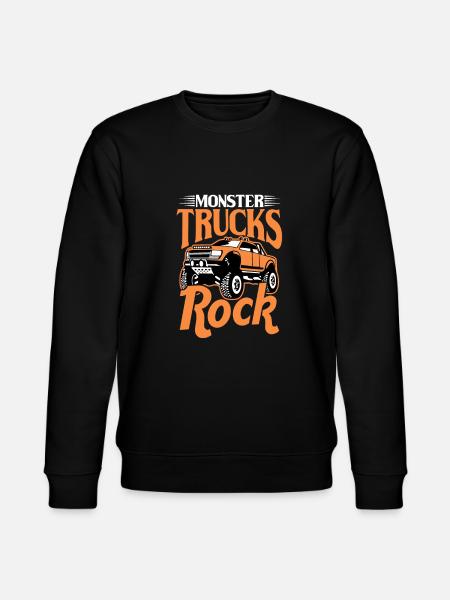 Monster truck - Stanley/Stella CHANGER Unisex Organic Sweatshirt - black
