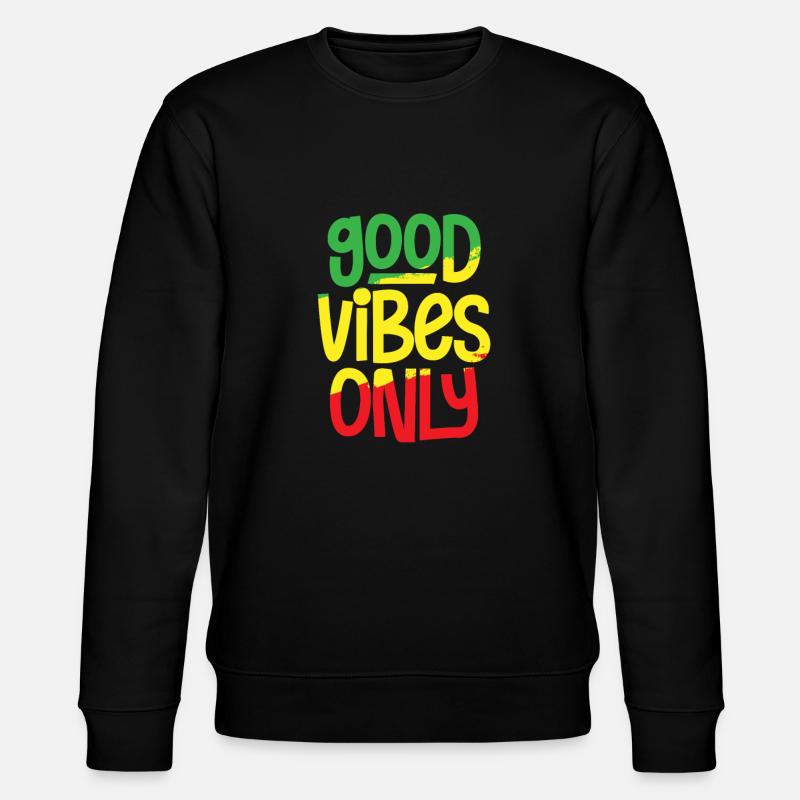 Reggae - Stanley/Stella Unisex Bio-Sweatshirt CHANGER  - Schwarz