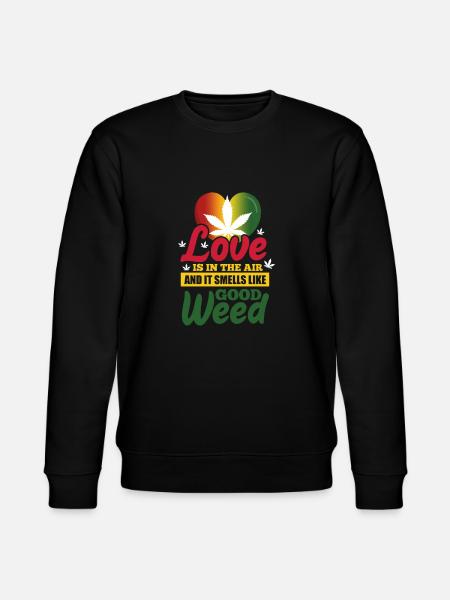Rasta Weed - Sweat bio CHANGER Stanley/Stella Unisexe - noir