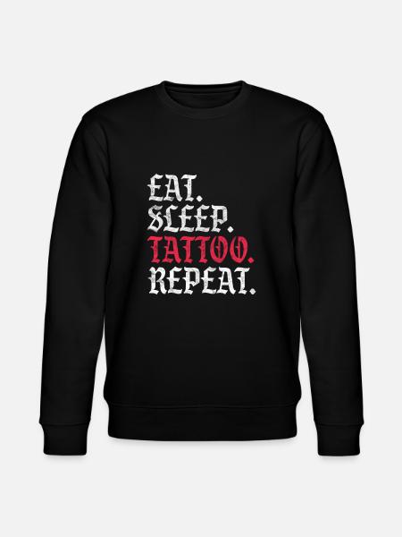 Tattoo tattooed tattoos tattoo gift - Stanley/Stella CHANGER Unisex Organic Sweatshirt - black