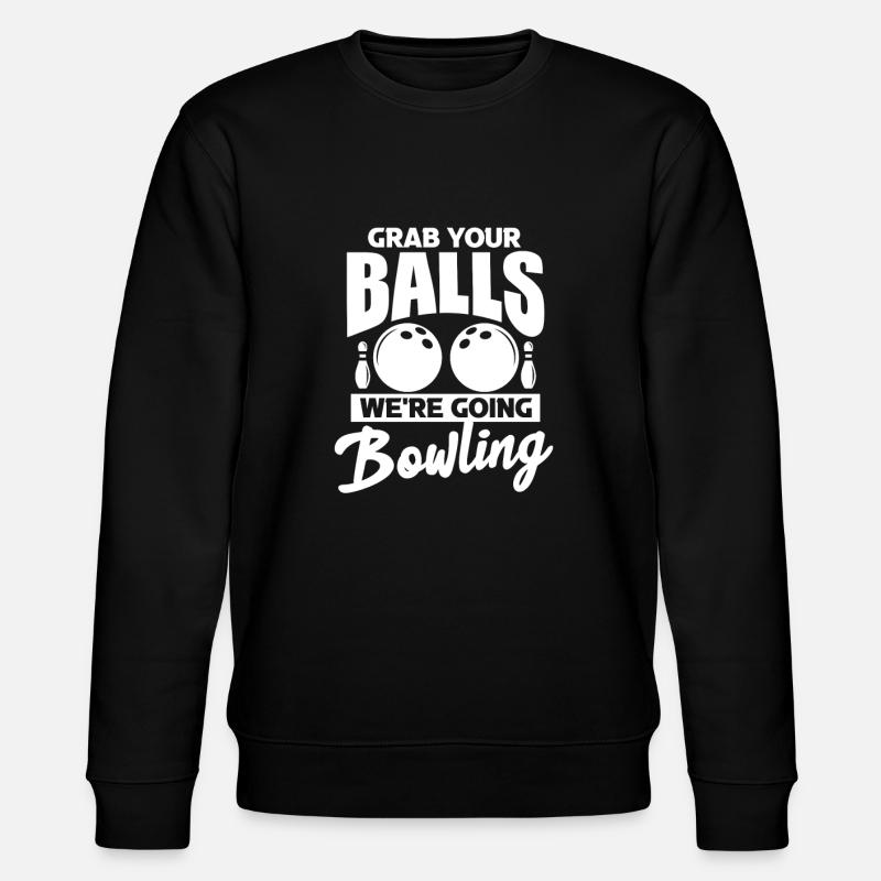 bowling - Stanley/Stella CHANGER Unisex Organic Sweatshirt - black