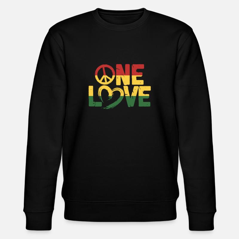 Rasta - Stanley/Stella Unisex Bio-Sweatshirt CHANGER  - Schwarz