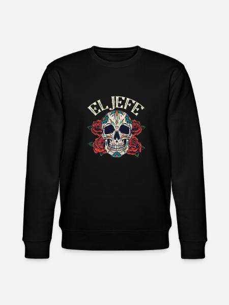 Dia De Los Muertos Chef - Stanley/Stella CHANGER Unisex Organic Sweatshirt - black