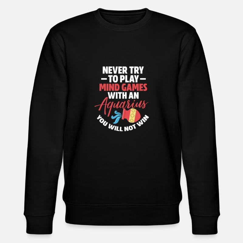 Verseau - Sweat bio CHANGER Stanley/Stella Unisexe - noir