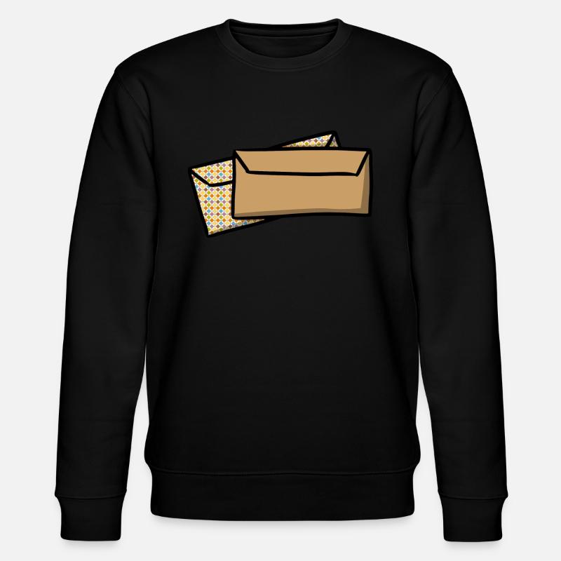 Letters Envelopes Post envelopes mail - Stanley/Stella CHANGER Unisex Organic Sweatshirt - black