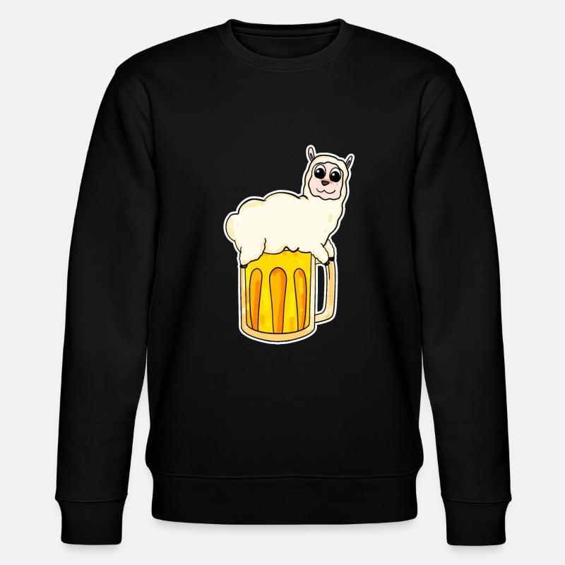 Alpaga et bière - Sweat bio CHANGER Stanley/Stella Unisexe - noir
