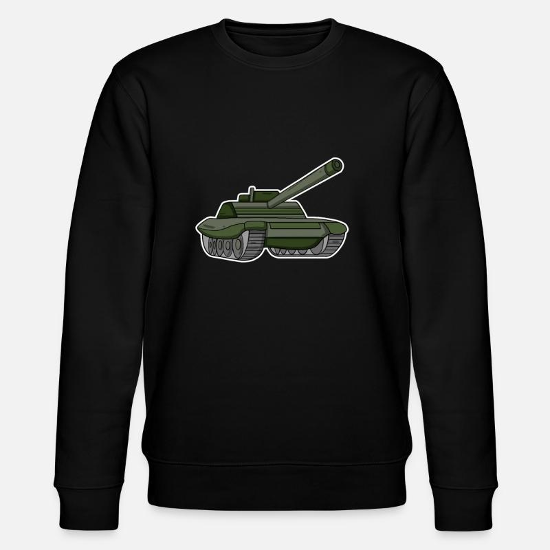 Panzer - Stanley/Stella Unisex Bio-Sweatshirt CHANGER  - Schwarz