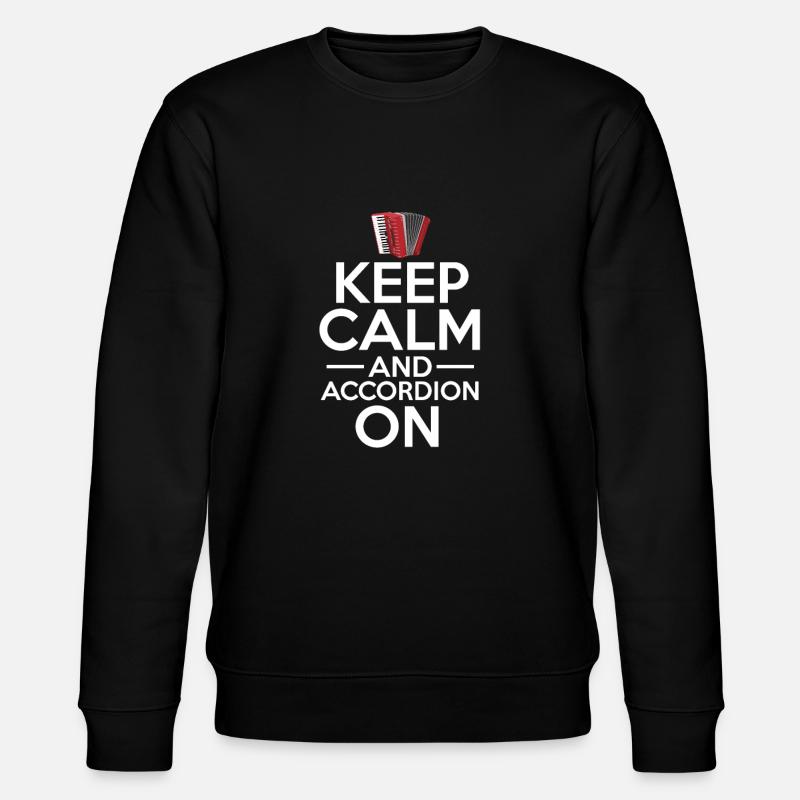 accordion - Stanley/Stella CHANGER Unisex Organic Sweatshirt - black
