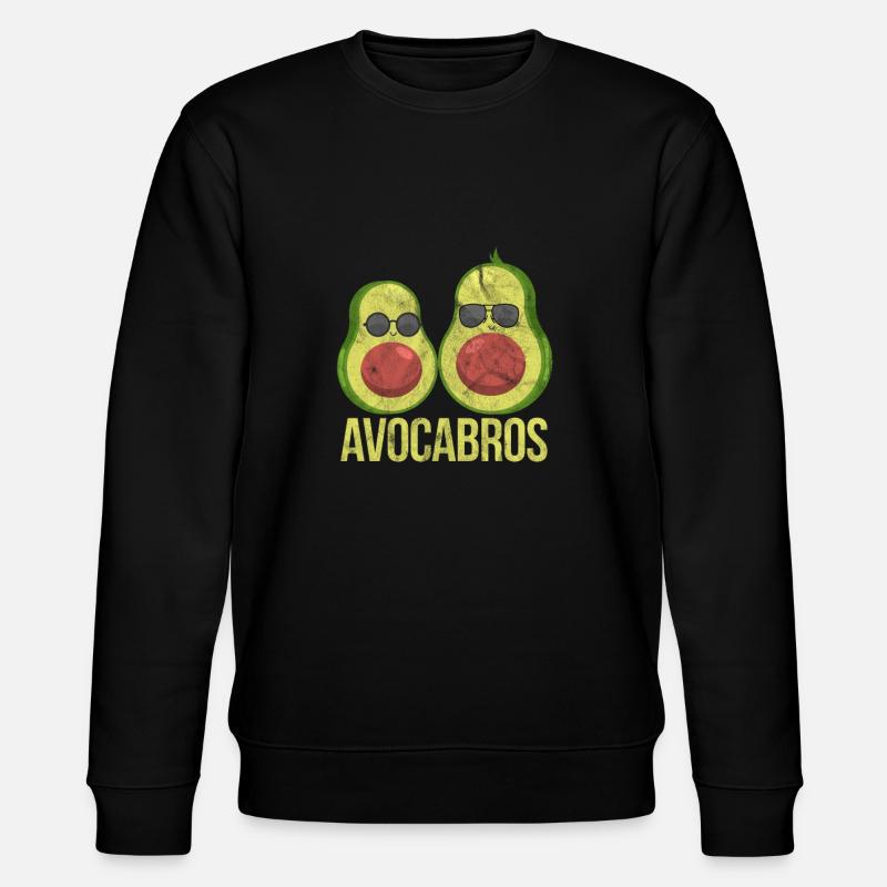 Avocado Brüder - Stanley/Stella Unisex Bio-Sweatshirt CHANGER  - Schwarz