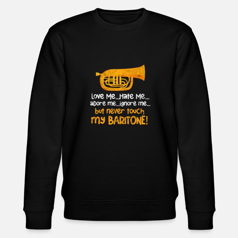 baritone - Stanley/Stella CHANGER Unisex Organic Sweatshirt - black