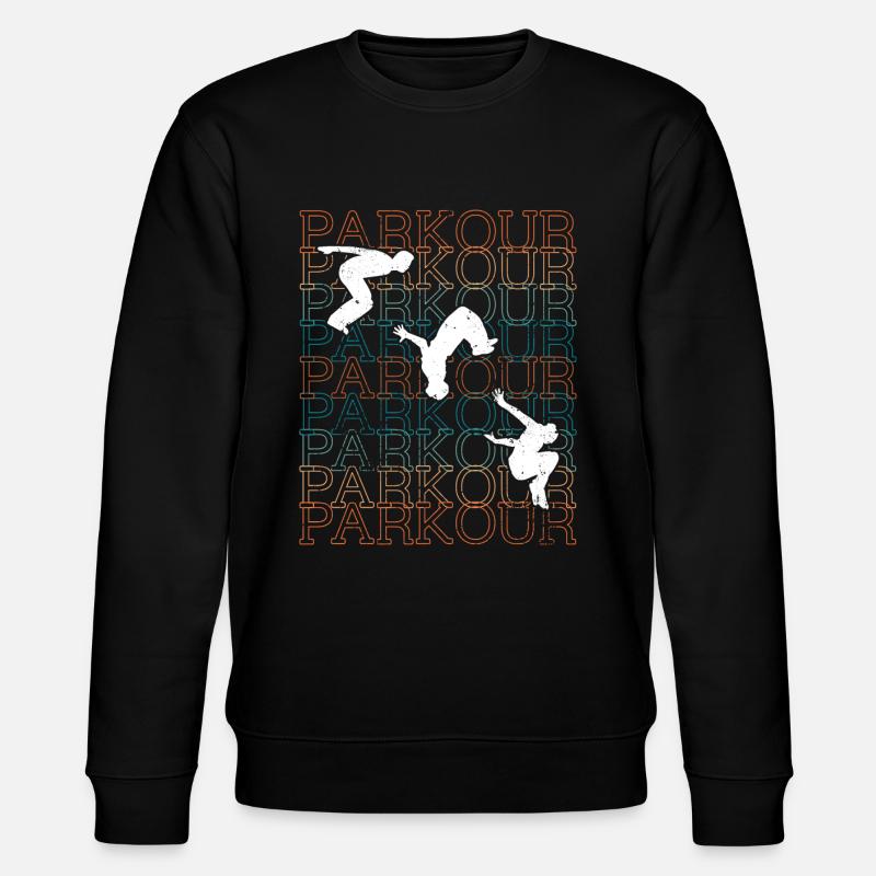Parkour - Stanley/Stella Unisex Bio-Sweatshirt CHANGER  - Schwarz