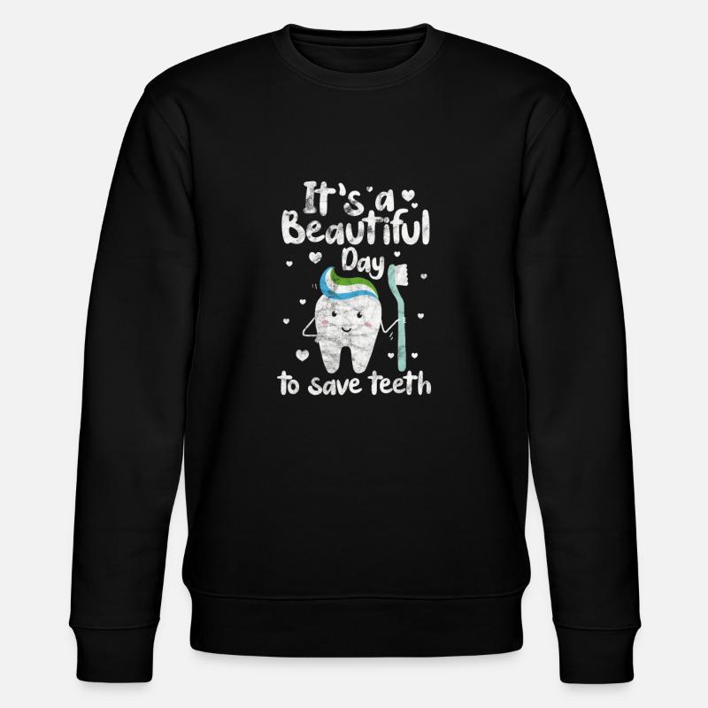 Zahnarzt - Stanley/Stella Unisex Bio-Sweatshirt CHANGER  - Schwarz