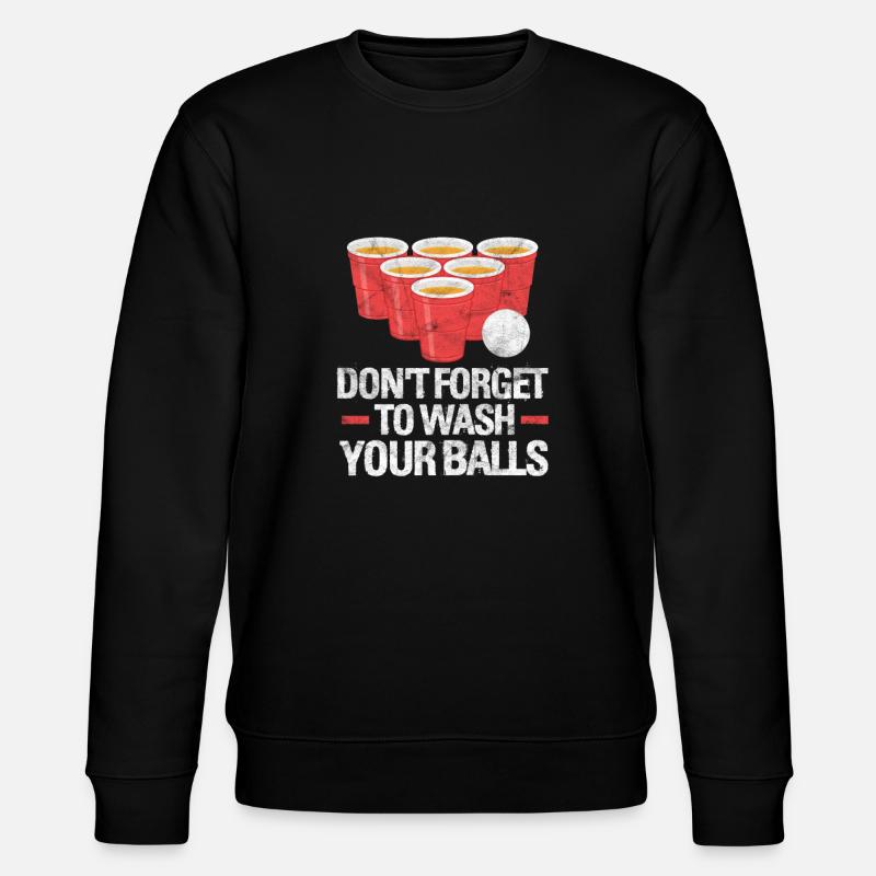 Beerpong - Sweat bio CHANGER Stanley/Stella Unisexe - noir