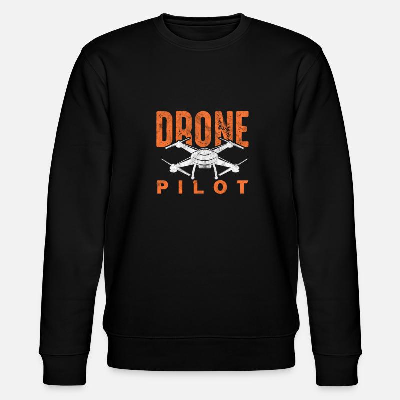 Drone - Stanley/Stella CHANGER Unisex Organic Sweatshirt - black