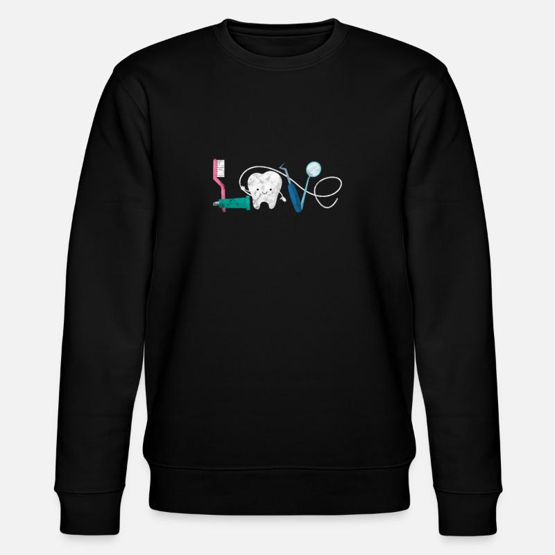 Zahnarzt - Stanley/Stella Unisex Bio-Sweatshirt CHANGER  - Schwarz