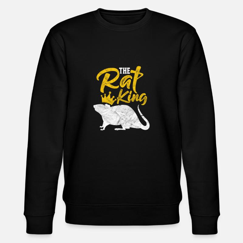 Ratte - Stanley/Stella Unisex Bio-Sweatshirt CHANGER  - Schwarz