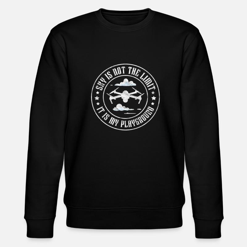 Drone - Stanley/Stella CHANGER Unisex Organic Sweatshirt - black