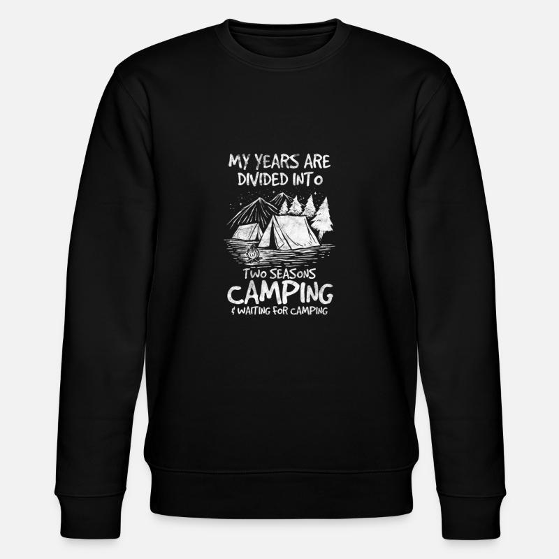 Camping - Sweat bio CHANGER Stanley/Stella Unisexe - noir