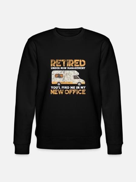 Camping Retirement - Stanley/Stella CHANGER Unisex Organic Sweatshirt - black