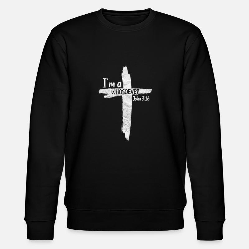 Jesus - Stanley/Stella CHANGER Unisex Organic Sweatshirt - black