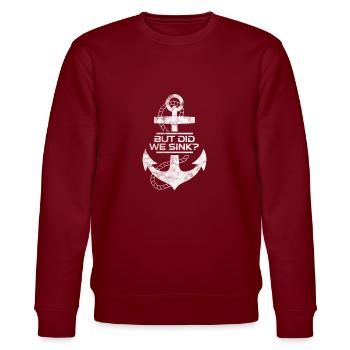 Bateau - Sweat bio CHANGER Stanley/Stella Unisexe - bordeaux - Devant - Nik (191cm) & Marisol (170cm)