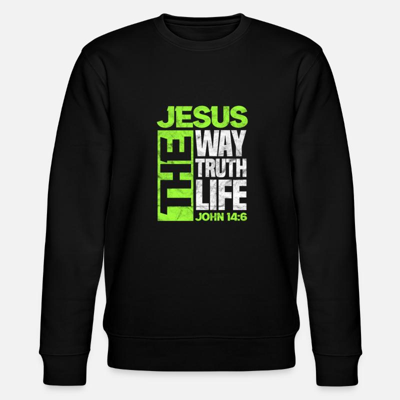 Jésus - Sweat bio CHANGER Stanley/Stella Unisexe - noir