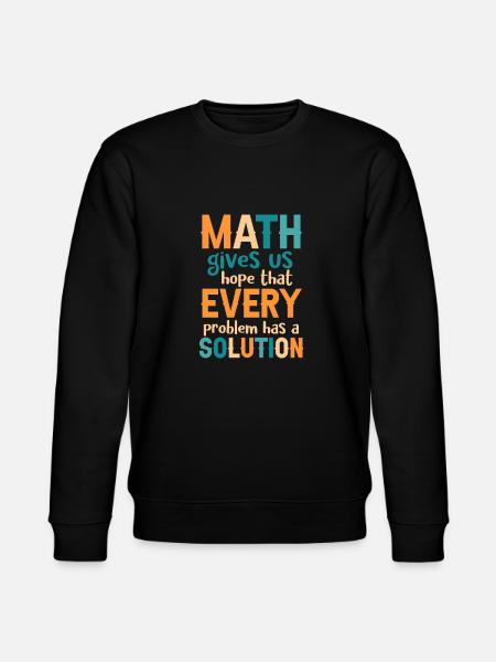 Math Teacher - Stanley/Stella CHANGER Unisex Organic Sweatshirt - black