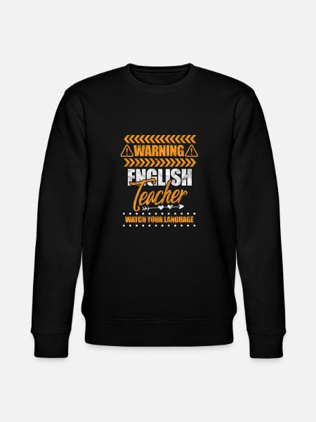 English Teacher - Stanley/Stella CHANGER Unisex Organic Sweatshirt - black