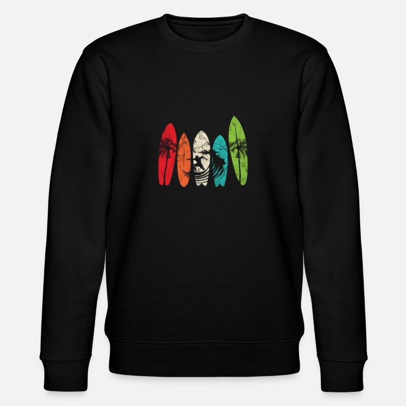 Surfing - Stanley/Stella CHANGER Unisex Organic Sweatshirt - black