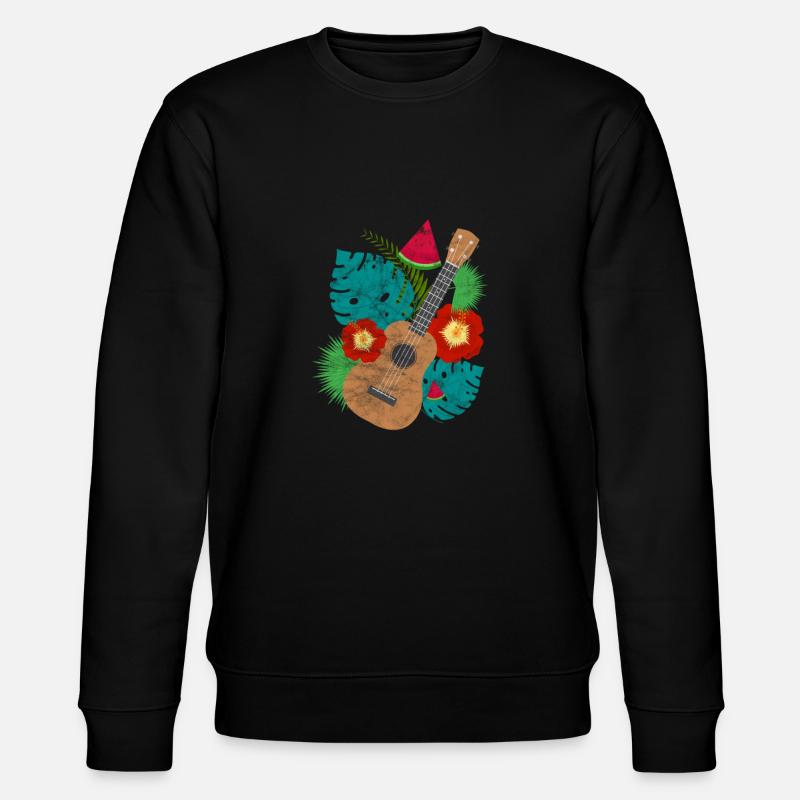 Ukulele - Stanley/Stella CHANGER Unisex Organic Sweatshirt - black
