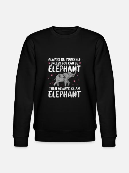 Éléphant - Sweat bio CHANGER Stanley/Stella Unisexe - noir