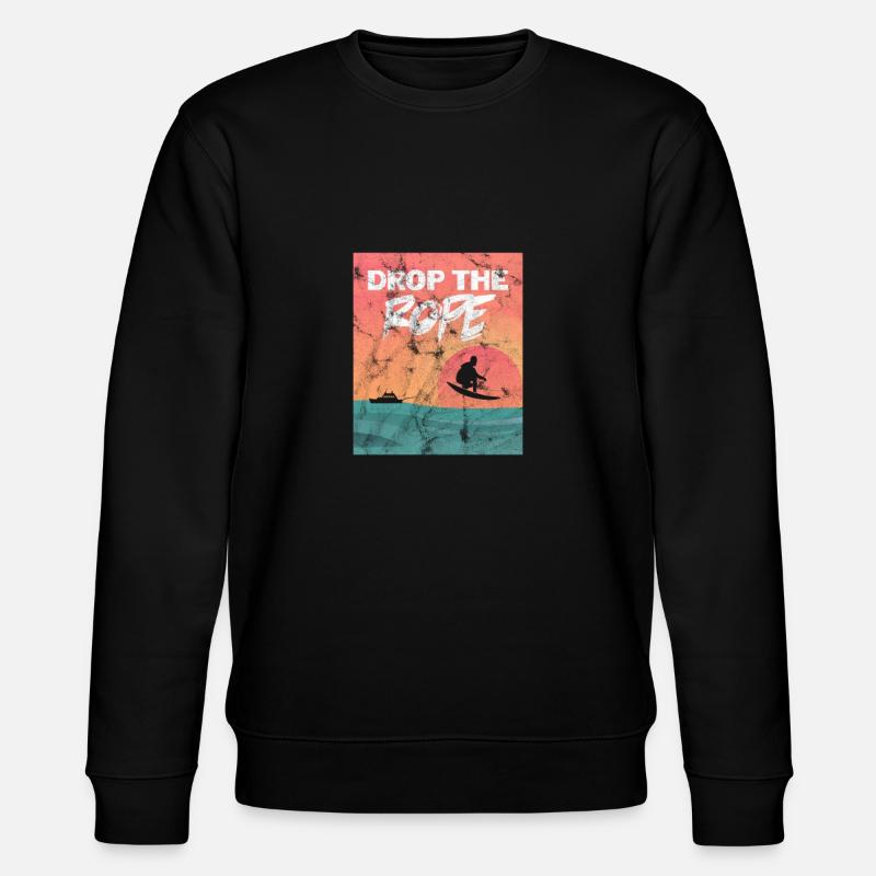 Surfen - Stanley/Stella Unisex Bio-Sweatshirt CHANGER  - Schwarz
