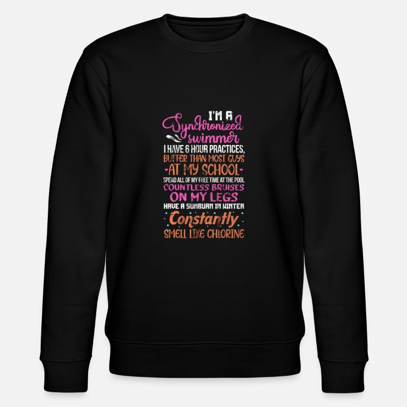 Synchronized swimming - Stanley/Stella CHANGER Unisex Organic Sweatshirt - black