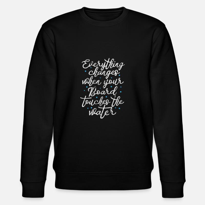 Surfing - Stanley/Stella CHANGER Unisex Organic Sweatshirt - black