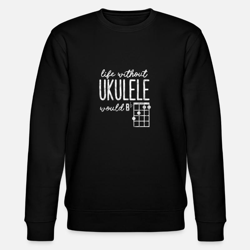 Ukulele - Stanley/Stella CHANGER Unisex Organic Sweatshirt - black