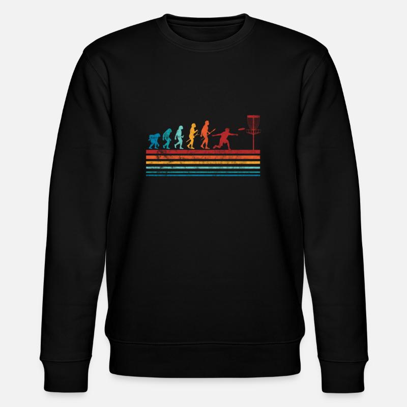 Disc Golf Evolution - Stanley/Stella CHANGER Unisex Organic Sweatshirt - black
