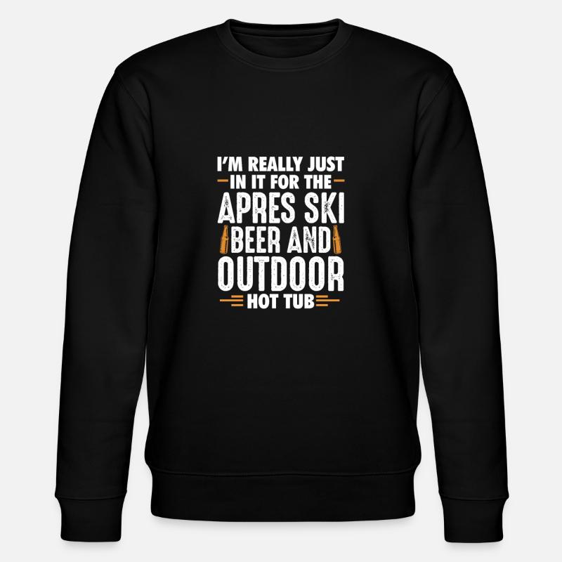 Apres Ski - Sweat bio CHANGER Stanley/Stella Unisexe - noir