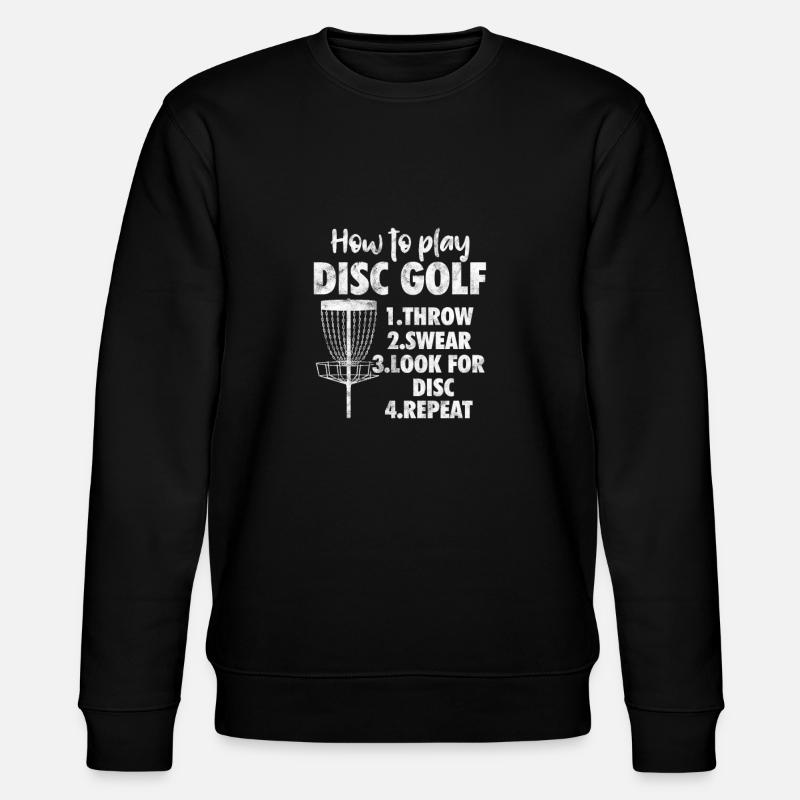 Disc Golf - Stanley/Stella Unisex Bio-Sweatshirt CHANGER  - Schwarz